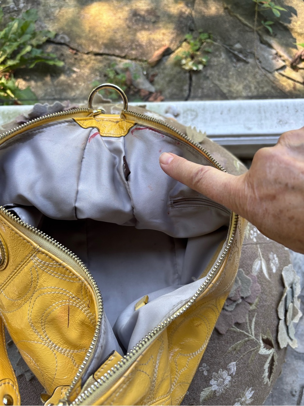Coach Mustard Yellow Leather Hobo Shoulder Bag - Picture 13 of 16